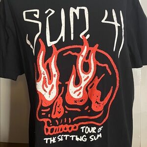 Sum 41 concert Tshirt graphic large
